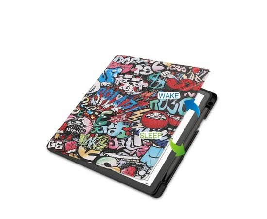 Чехол для электронной книги BeCover Ultra Slim Origami Amazon Kindle Scribe 10.2" Graffiti (712582), изображение 5 Чехол для электронной книги BeCover Ultra Slim Origami Amazon Kindle Scribe 10.2" Graffiti (712582), изображение 5