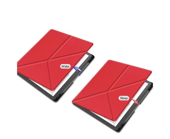 Чехол для электронной книги BeCover Ultra Slim Origami Amazon Kindle Scribe 10.2" Red (712581), изображение 6 Чехол для электронной книги BeCover Ultra Slim Origami Amazon Kindle Scribe 10.2" Red (712581), изображение 6