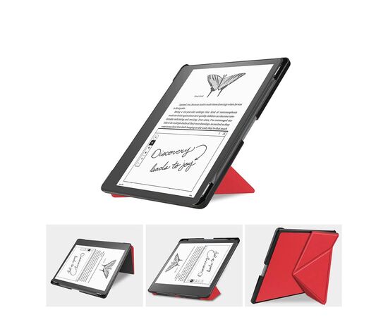 Чехол для электронной книги BeCover Ultra Slim Origami Amazon Kindle Scribe 10.2" Red (712581), изображение 8 Чехол для электронной книги BeCover Ultra Slim Origami Amazon Kindle Scribe 10.2" Red (712581), изображение 8