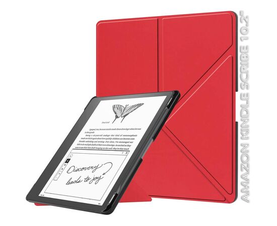 Чохол до електронної книги BeCover Ultra Slim Origami Amazon Kindle Scribe 10.2" Red (712581)