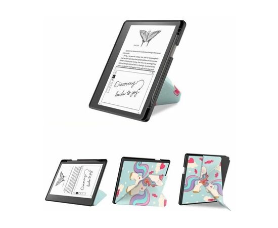 Чехол для электронной книги BeCover Ultra Slim Origami Amazon Kindle Scribe 10.2" Unicorn (712583), изображение 4 Чехол для электронной книги BeCover Ultra Slim Origami Amazon Kindle Scribe 10.2" Unicorn (712583), изображение 4