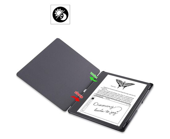 Чехол для электронной книги BeCover Smart Case Amazon Kindle Scribe 10.2" Dark Green (712579), изображение 5 Чехол для электронной книги BeCover Smart Case Amazon Kindle Scribe 10.2" Dark Green (712579), изображение 5