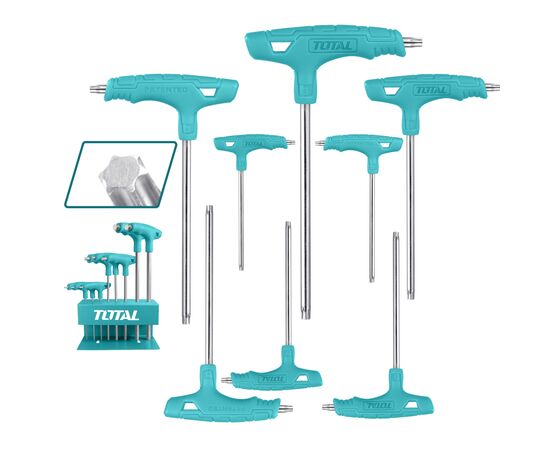 Ключ Total THHW80836 шестигранный Torx, Т-образная рукоятка, 8шт. (THHW80836)