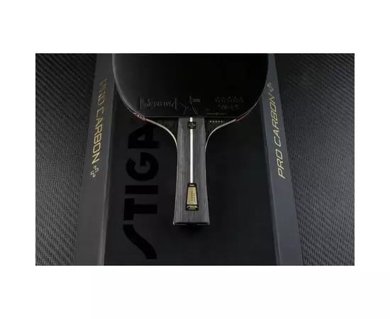 Ракетка для настільного тенісу Stiga Pro Carbon Plus 5 Star FL (1215-2820-01) (931105), зображення 7 Ракетка для настільного тенісу Stiga Pro Carbon Plus 5 Star FL (1215-2820-01) (931105), зображення 7