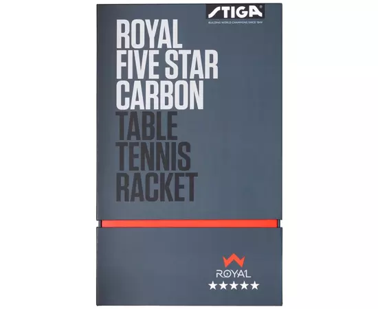 Ракетка для настольного тенниса Stiga Royal Carbon 5 Star FL (1215-2818-01) (931106), изображение 5 Ракетка для настольного тенниса Stiga Royal Carbon 5 Star FL (1215-2818-01) (931106), изображение 5