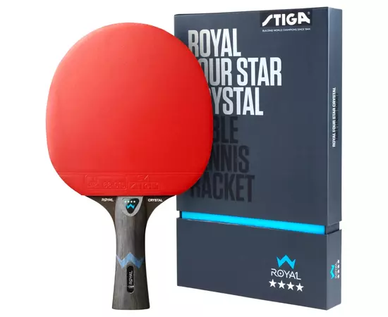 Ракетка для настольного тенниса Stiga Royal Crystal 4 Star FL (1214-2818-01) (931152)
