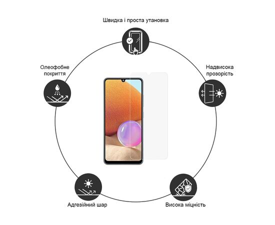 Стекло защитное Drobak ZTE Blade A35 (383809), изображение 3 Стекло защитное Drobak ZTE Blade A35 (383809), изображение 3