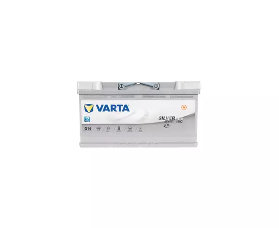 Аккумулятор автомобильный Varta Silver Dynamic AGM 95А Ев (-/+) G14 (850EN) (595901085), изображение 2 Аккумулятор автомобильный Varta Silver Dynamic AGM 95А Ев (-/+) G14 (850EN) (595901085), изображение 2