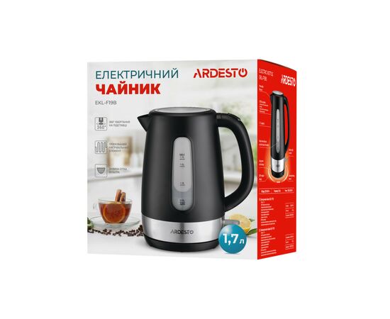 Электрочайник Ardesto EKL-F19B, изображение 10 Электрочайник Ardesto EKL-F19B, изображение 10