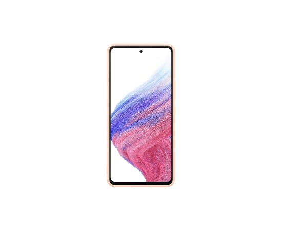 Чехол для мобильного телефона Samsung Silicone Cover Galaxy A53 (A536) Peach (EF-PA536TPEGRU), изображение 4 Чехол для мобильного телефона Samsung Silicone Cover Galaxy A53 (A536) Peach (EF-PA536TPEGRU), изображение 4