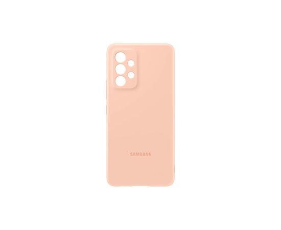 Чехол для мобильного телефона Samsung Silicone Cover Galaxy A53 (A536) Peach (EF-PA536TPEGRU), изображение 6 Чехол для мобильного телефона Samsung Silicone Cover Galaxy A53 (A536) Peach (EF-PA536TPEGRU), изображение 6