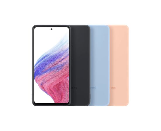 Чехол для мобильного телефона Samsung Silicone Cover Galaxy A53 (A536) Peach (EF-PA536TPEGRU), изображение 9 Чехол для мобильного телефона Samsung Silicone Cover Galaxy A53 (A536) Peach (EF-PA536TPEGRU), изображение 9