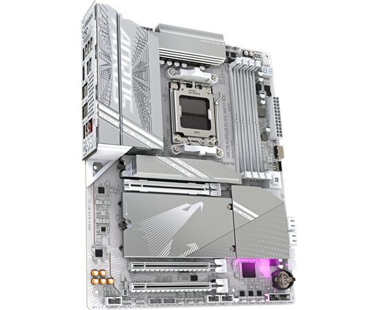 Материнская плата GIGABYTE X870 AORUS ELITE WIFI7 ICE (X870 A ELITE WF7 ICE), изображение 3 Материнская плата GIGABYTE X870 AORUS ELITE WIFI7 ICE (X870 A ELITE WF7 ICE), изображение 3