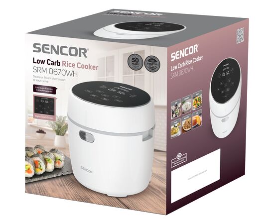 Мультиварка Sencor SRM0670WH, зображення 10 Мультиварка Sencor SRM0670WH, зображення 10