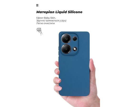 Чехол для мобильного телефона Armorstandart ICON Xiaomi Redmi Note 13 4G Camera cover Dark Blue (ARM82818), изображение 7