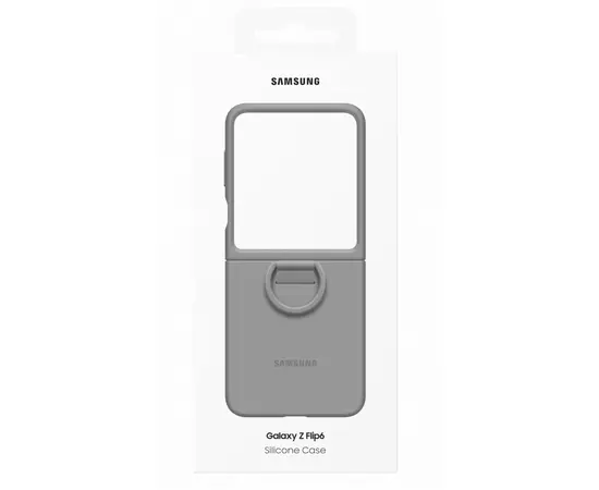 Чохол до мобільного телефона Samsung Silicone Cover with Ring Samsung Galaxy Flip 6 Gray (EF-PF741TJEGUA), зображення 7