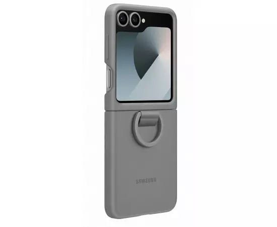 Чохол до мобільного телефона Samsung Silicone Cover with Ring Samsung Galaxy Flip 6 Gray (EF-PF741TJEGUA)