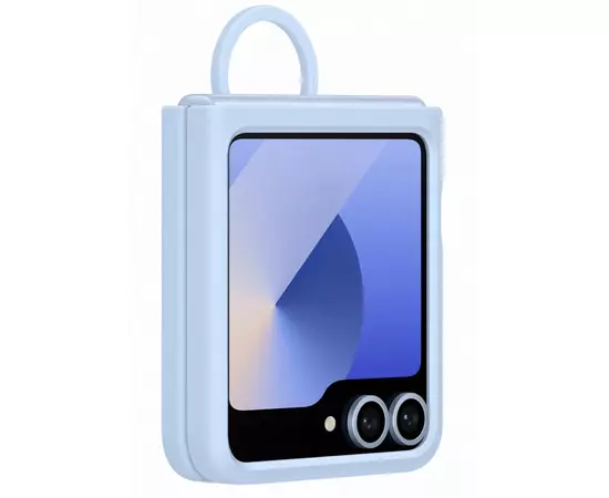 Чехол для мобильного телефона Samsung Silicone Cover with Ring Samsung Galaxy Flip 6 Blue (EF-PF741TLEGUA), изображение 5 Чехол для мобильного телефона Samsung Silicone Cover with Ring Samsung Galaxy Flip 6 Blue (EF-PF741TLEGUA), изображение 5
