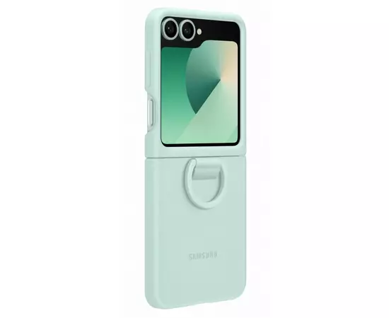 Чохол до мобільного телефона Samsung Silicone Cover with Ring Samsung Galaxy Flip 6 Mint (EF-PF741TMEGUA)