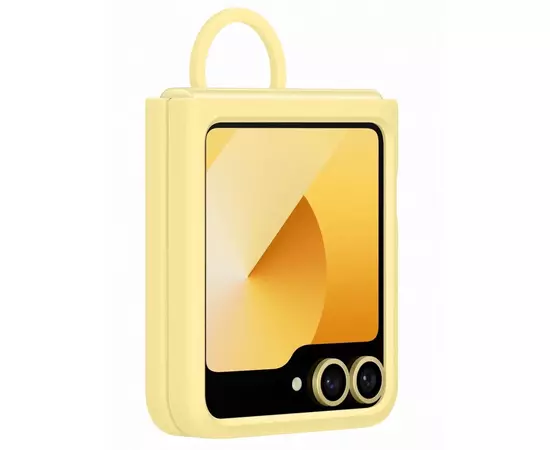 Чехол для мобильного телефона Samsung Silicone Cover with Ring Samsung Galaxy Flip 6 Yellow (EF-PF741TYEGUA), изображение 5 Чехол для мобильного телефона Samsung Silicone Cover with Ring Samsung Galaxy Flip 6 Yellow (EF-PF741TYEGUA), изображение 5
