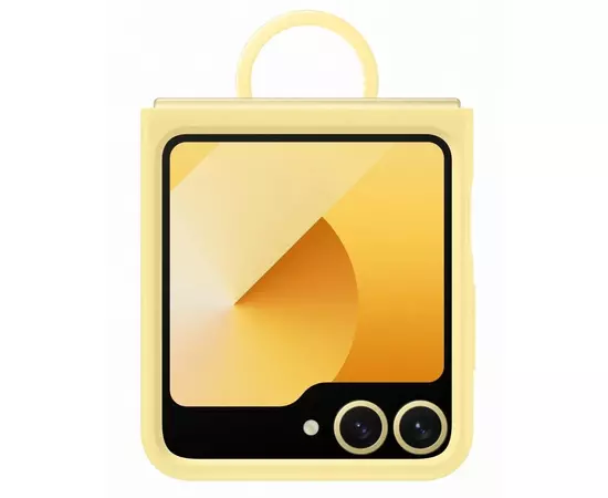 Чехол для мобильного телефона Samsung Silicone Cover with Ring Samsung Galaxy Flip 6 Yellow (EF-PF741TYEGUA), изображение 6 Чехол для мобильного телефона Samsung Silicone Cover with Ring Samsung Galaxy Flip 6 Yellow (EF-PF741TYEGUA), изображение 6