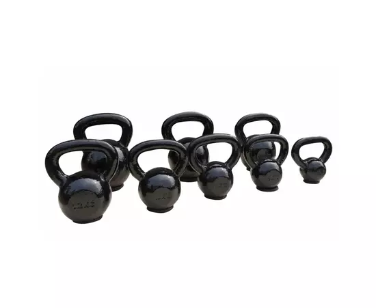 Гиря Toorx 24 кг з гумовою підставкою Black (KGV-24) (931123)