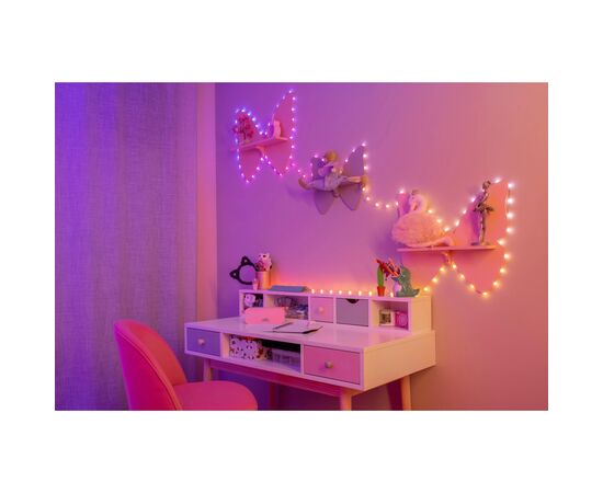 Гирлянда Twinkly Smart LED, Strings USB 100 Heart-shaped RGB LEDs, Clear Wire, USB-C (TWKH100RGB-T), изображение 12 Гирлянда Twinkly Smart LED, Strings USB 100 Heart-shaped RGB LEDs, Clear Wire, USB-C (TWKH100RGB-T), изображение 12