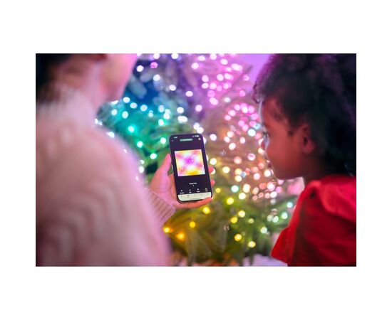 Гирлянда Twinkly mart LED, Strings USB 100 Pearl-shaped RGB LEDs, Green Wire, USB-C 6м (TWKP100RGB-G), изображение 12 Гирлянда Twinkly mart LED, Strings USB 100 Pearl-shaped RGB LEDs, Green Wire, USB-C 6м (TWKP100RGB-G), изображение 12