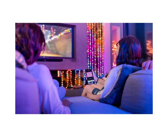 Гирлянда Twinkly mart LED, Strings USB 100 Pearl-shaped RGB LEDs, Green Wire, USB-C 6м (TWKP100RGB-G), изображение 3 Гирлянда Twinkly mart LED, Strings USB 100 Pearl-shaped RGB LEDs, Green Wire, USB-C 6м (TWKP100RGB-G), изображение 3