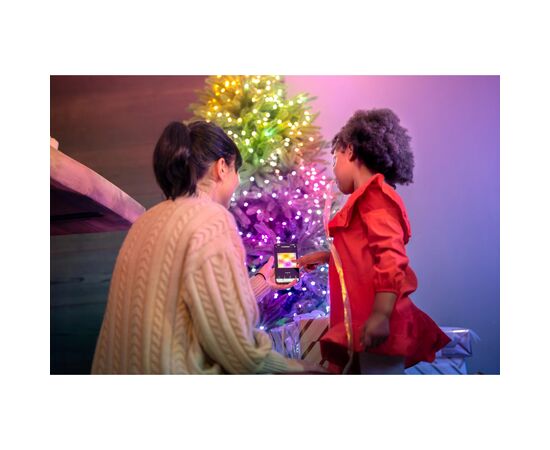 Гирлянда Twinkly mart LED, Strings USB 100 Pearl-shaped RGB LEDs, Green Wire, USB-C 6м (TWKP100RGB-G), изображение 5 Гирлянда Twinkly mart LED, Strings USB 100 Pearl-shaped RGB LEDs, Green Wire, USB-C 6м (TWKP100RGB-G), изображение 5