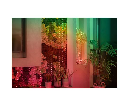 Гирлянда Twinkly mart LED, Strings USB 100 Pearl-shaped RGB LEDs, Green Wire, USB-C 6м (TWKP100RGB-G), изображение 8 Гирлянда Twinkly mart LED, Strings USB 100 Pearl-shaped RGB LEDs, Green Wire, USB-C 6м (TWKP100RGB-G), изображение 8
