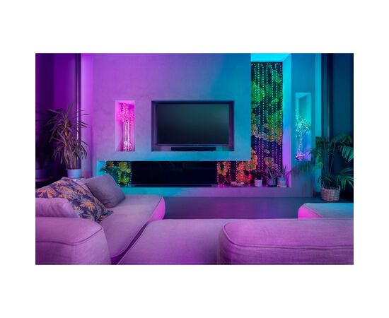 Гирлянда Twinkly mart LED, Strings USB 100 Pearl-shaped RGB LEDs, Green Wire, USB-C 6м (TWKP100RGB-G), изображение 9 Гирлянда Twinkly mart LED, Strings USB 100 Pearl-shaped RGB LEDs, Green Wire, USB-C 6м (TWKP100RGB-G), изображение 9