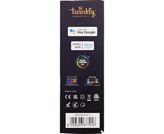 Гирлянда Twinkly Smart LED Dots 60 RGB LED Lights String Clear Wire USB-A IP20 3м (TWD060STP-T), изображение 4 Гирлянда Twinkly Smart LED Dots 60 RGB LED Lights String Clear Wire USB-A IP20 3м (TWD060STP-T), изображение 4