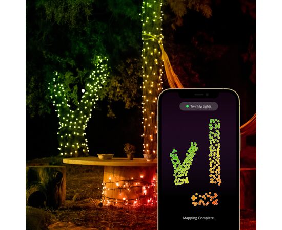 Гирлянда Twinkly Smart LED Dots 60 RGB LED Lights String Clear Wire USB-A IP20 3м (TWD060STP-T), изображение 8 Гирлянда Twinkly Smart LED Dots 60 RGB LED Lights String Clear Wire USB-A IP20 3м (TWD060STP-T), изображение 8