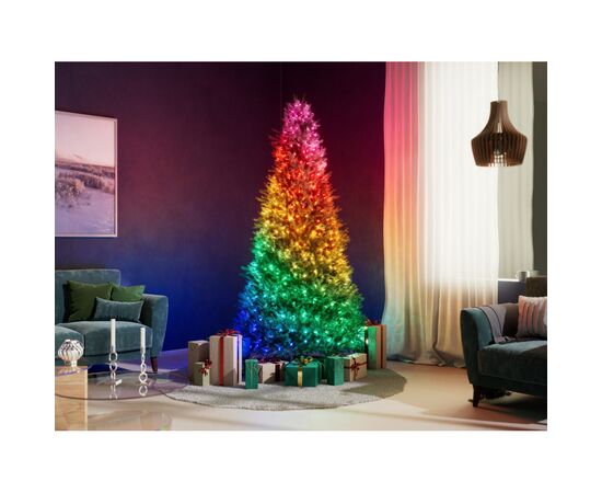 Гирлянда Twinkly Smart LED Strings USB 200 Candle-shaped RGB LEDs, Green Wire, USB-C 12м (TWKC200RGB-G), изображение 8 Гирлянда Twinkly Smart LED Strings USB 200 Candle-shaped RGB LEDs, Green Wire, USB-C 12м (TWKC200RGB-G), изображение 8