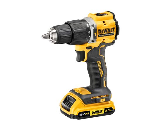 Шуруповерт DeWALT ударный XR Li-Ion 18 В 2 Ач, 68 Нм, 0-450/0-1650 об/мин,TSTAK (DCD100YD2T), изображение 2 Шуруповерт DeWALT ударный XR Li-Ion 18 В 2 Ач, 68 Нм, 0-450/0-1650 об/мин,TSTAK (DCD100YD2T), изображение 2