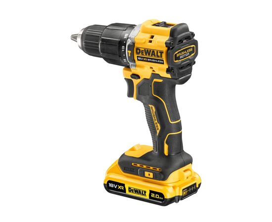 Шуруповерт DeWALT ударный XR Li-Ion 18 В 2 Ач, 68 Нм, 0-450/0-1650 об/мин,TSTAK (DCD100YD2T), изображение 4 Шуруповерт DeWALT ударный XR Li-Ion 18 В 2 Ач, 68 Нм, 0-450/0-1650 об/мин,TSTAK (DCD100YD2T), изображение 4