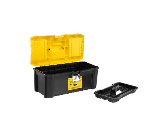 Ящик для інструментів DeWALT ESSENTIA", 406 х 205 х 195 мм (16"), пластиковий (STST75785-1), зображення 3 Ящик для інструментів DeWALT ESSENTIA", 406 х 205 х 195 мм (16"), пластиковий (STST75785-1), зображення 3