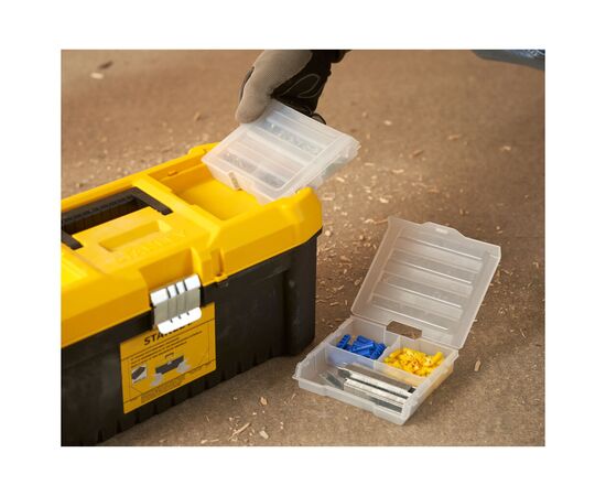 Ящик для інструментів DeWALT ESSENTIA", 406 х 205 х 195 мм (16"), пластиковий (STST75785-1), зображення 7 Ящик для інструментів DeWALT ESSENTIA", 406 х 205 х 195 мм (16"), пластиковий (STST75785-1), зображення 7