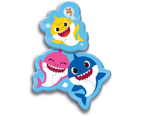 Пазл Clementoni 4 в 1 Baby Shark, серія My First Puzzles (20828), зображення 2 Пазл Clementoni 4 в 1 Baby Shark, серія My First Puzzles (20828), зображення 2