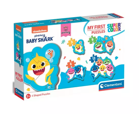 Пазл Clementoni 4 в 1 Baby Shark, серия My First Puzzles (20828)