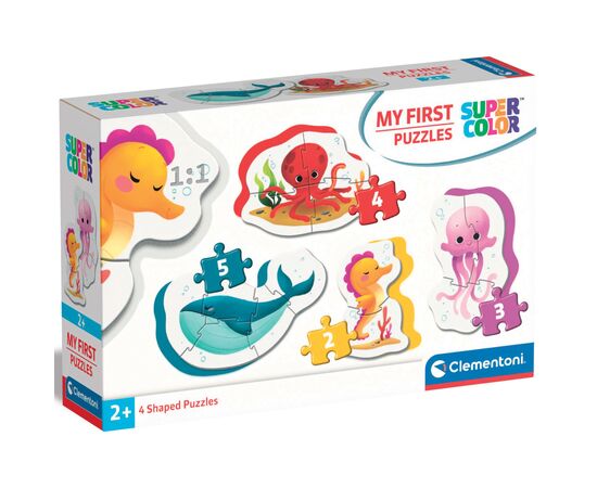 Пазл Clementoni 4 в 1 Sea Life, серия My First Puzzles (20835)