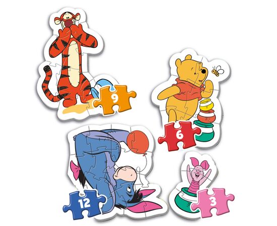 Пазл Clementoni 4 в 1 Winnie the Pooh, серія My First Puzzles (20820), зображення 2 Пазл Clementoni 4 в 1 Winnie the Pooh, серія My First Puzzles (20820), зображення 2