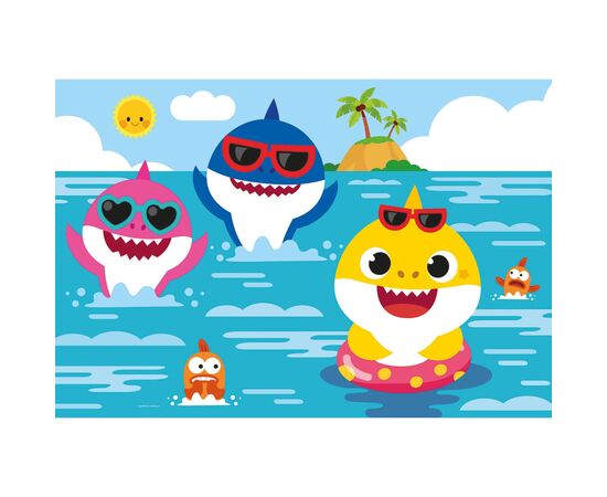 Пазл Clementoni Baby Shark, серия MAXI, 24 элемента (28519), изображение 2 Пазл Clementoni Baby Shark, серия MAXI, 24 элемента (28519), изображение 2