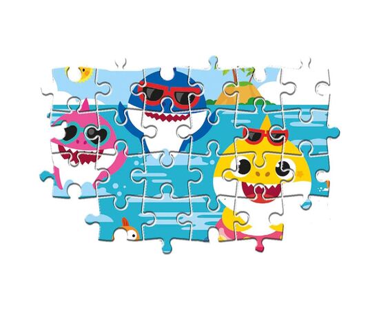 Пазл Clementoni Baby Shark, серия MAXI, 24 элемента (28519), изображение 3 Пазл Clementoni Baby Shark, серия MAXI, 24 элемента (28519), изображение 3