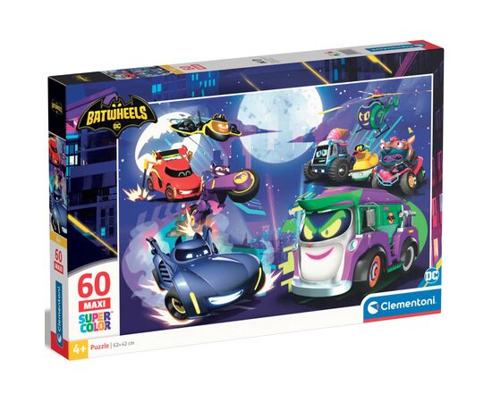Пазл Clementoni Batwheels серия MAXI, 60 элементов (26597)