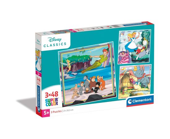 Пазл Clementoni Disney Classics 3 шт по 48 елементів (25302)
