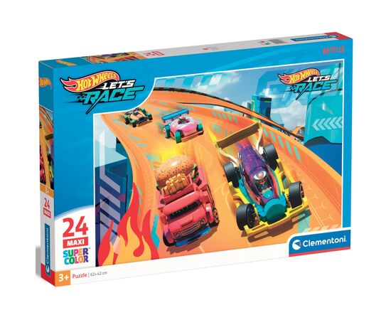 Пазл Clementoni Hot Wheels серия MAXI, 24 элемента (28523)