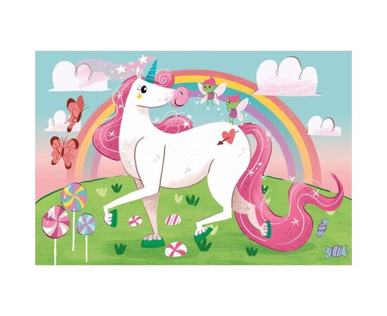 Пазл Clementoni I Believe in Unicorns 2 шт по 20 элементов (24754), изображение 3 Пазл Clementoni I Believe in Unicorns 2 шт по 20 элементов (24754), изображение 3