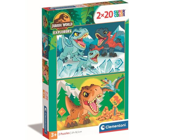 Пазл Clementoni Jurassic World 2 шт по 20 елементів (24810)